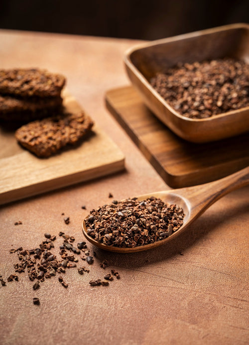 Natural Cacao Nibs, Gentle to Medium Roast. 500g - S&N NatureProvisions