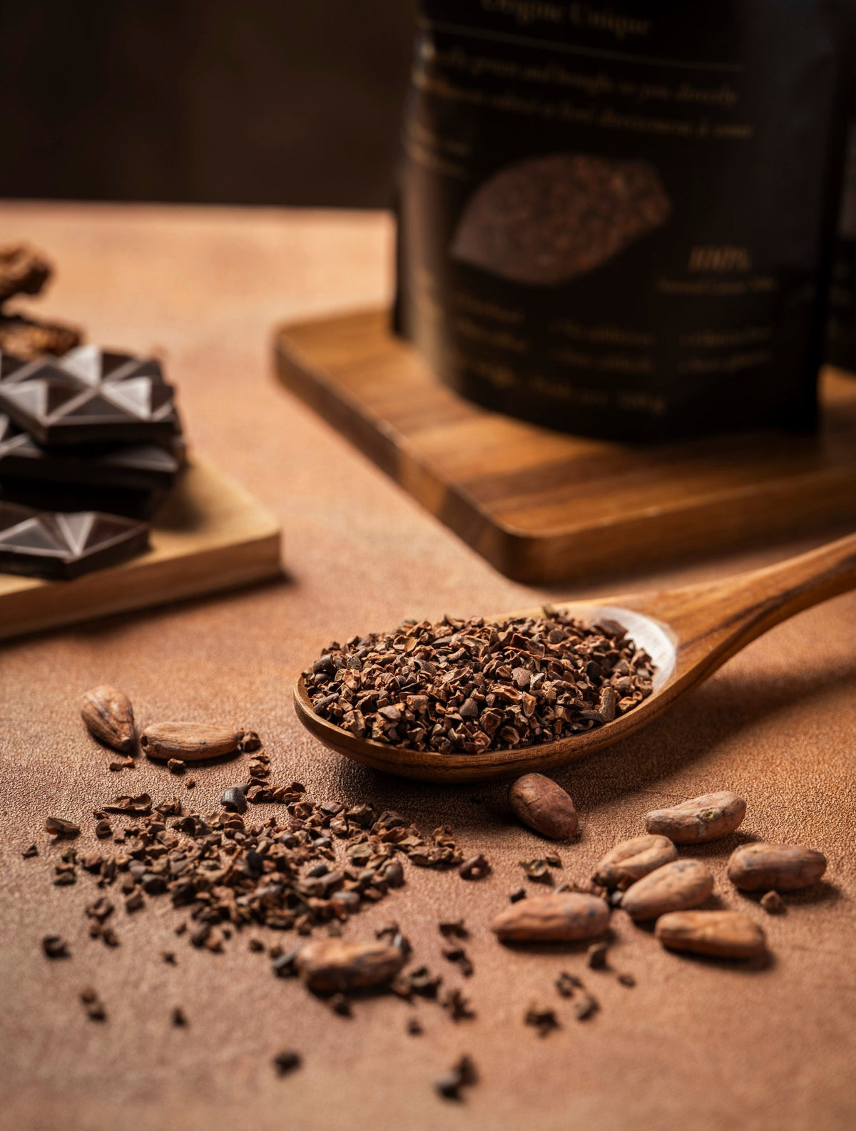 Natural Cacao Nibs, Gentle to Medium Roast. 500g - S&N NatureProvisions