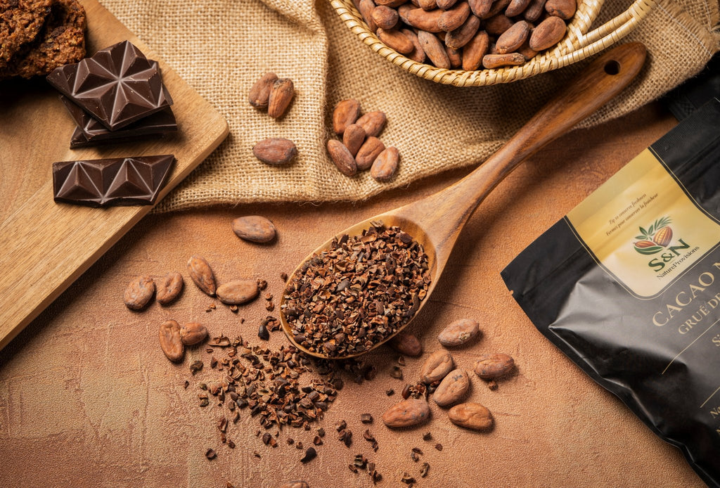 Natural Cacao Nibs, Gentle to Medium Roast. 500g - S&N NatureProvisions